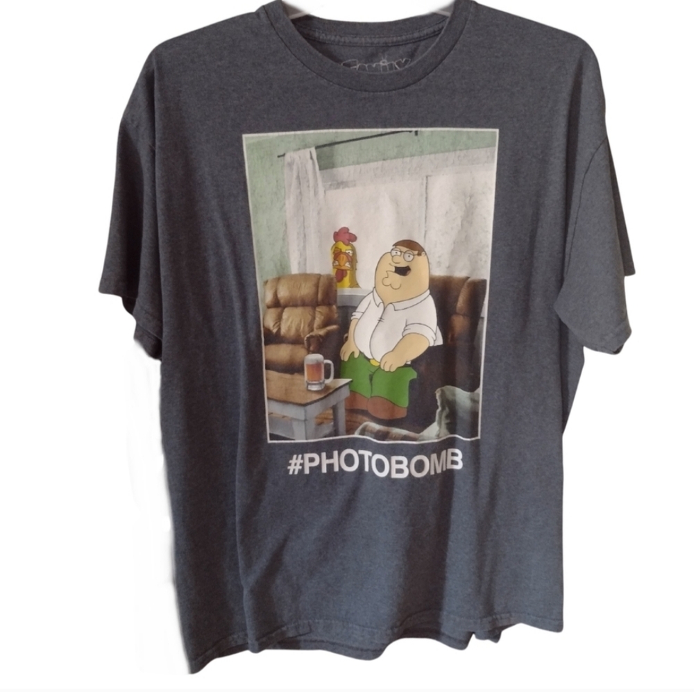 Bn) Family Guy Peter Griffin #PhotoBomb Graphic Tee XL